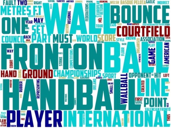 International Fronton Wordart Background