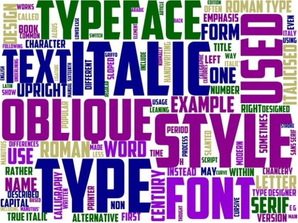 Italic Wordart Tie Dye: A Hand-Drawn, Colorful Wordcloud for Authentic Creative Projects
