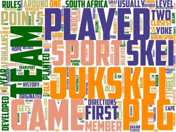 Jukskei Wordart Tumbler