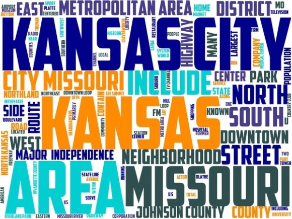 Kansas City Wordart Book Cover
