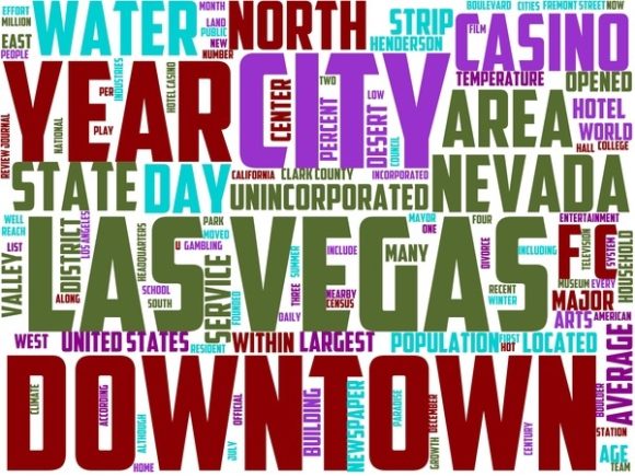 Las Vegas Wordart Background: A Vibrant Hand-Drawn Wordcloud for Creative Expression