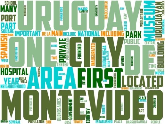 Montevideo Wordart Wallpaper: Hand-Drawn Inspiration